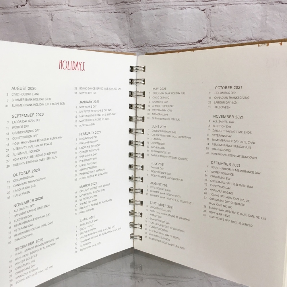Rae Dunn “HELLO 2021” planner - Picture 4 of 7